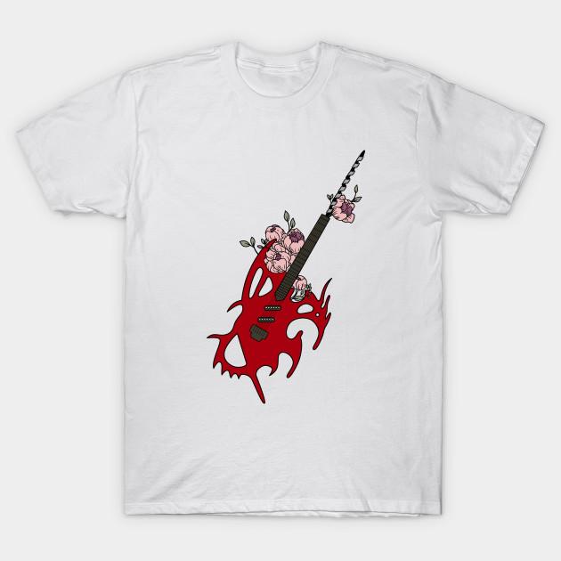 Men Black Print T-shirt Slumber Party Massacre Ii Drill Guitar No-Cut Transfer Paper Print Cotton Tshirt XL белый