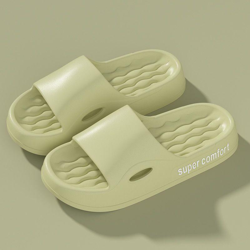 Thick Platform Bathroom Home Slippers Women Fashion Soft Sole EVA Indoor Slides Woman Sandals  Summer Non-slip Flip Flops