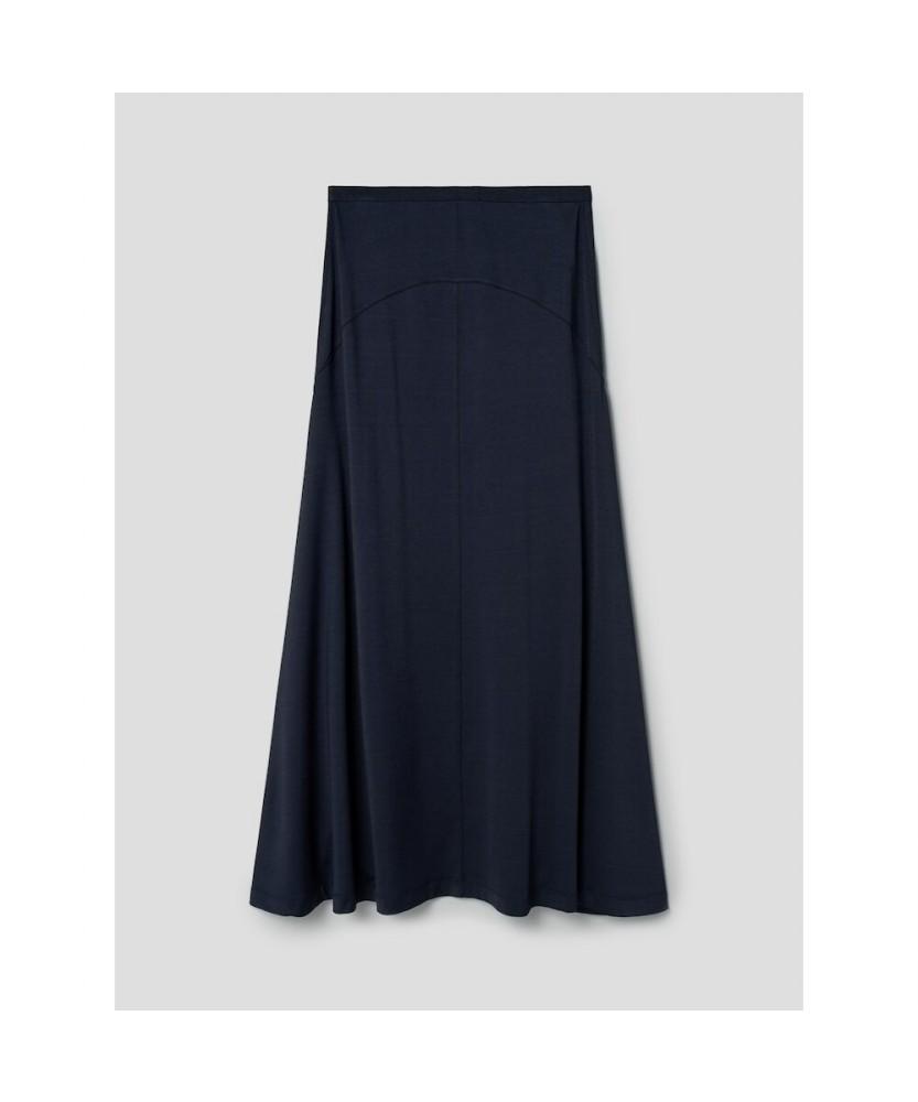 Anggae Gabrielle Aline Long Skirt Navy
