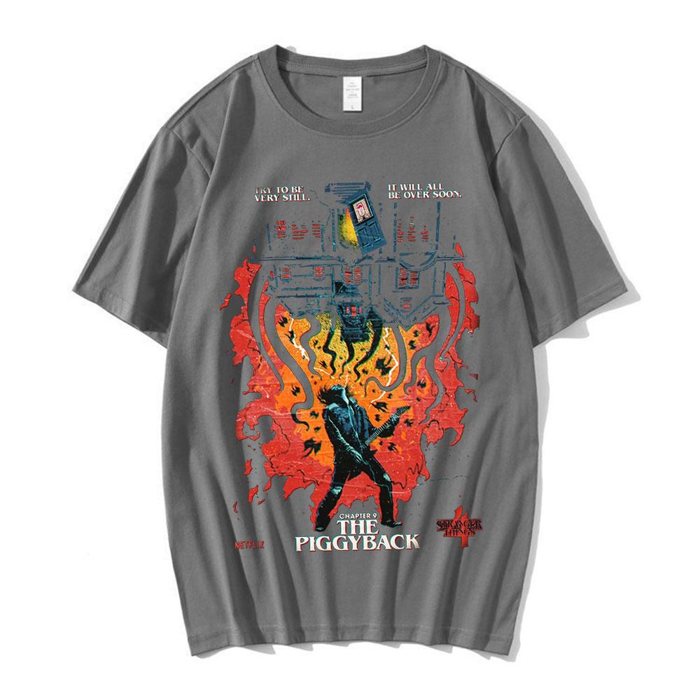 Printed Fashion Short Sleeve Casual Comfort Top Loose T-Shirts Men’s