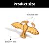 Trendy Bird Wing Open Ring Peace Doves Adjustable Ring Fashionable Freedom Symbol Jewelry Everyday Wear Accessory
