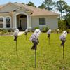 Solar LED Lights Outdoor Decorative Lawn Stake Owl Lights Yard Art Garden Decor
