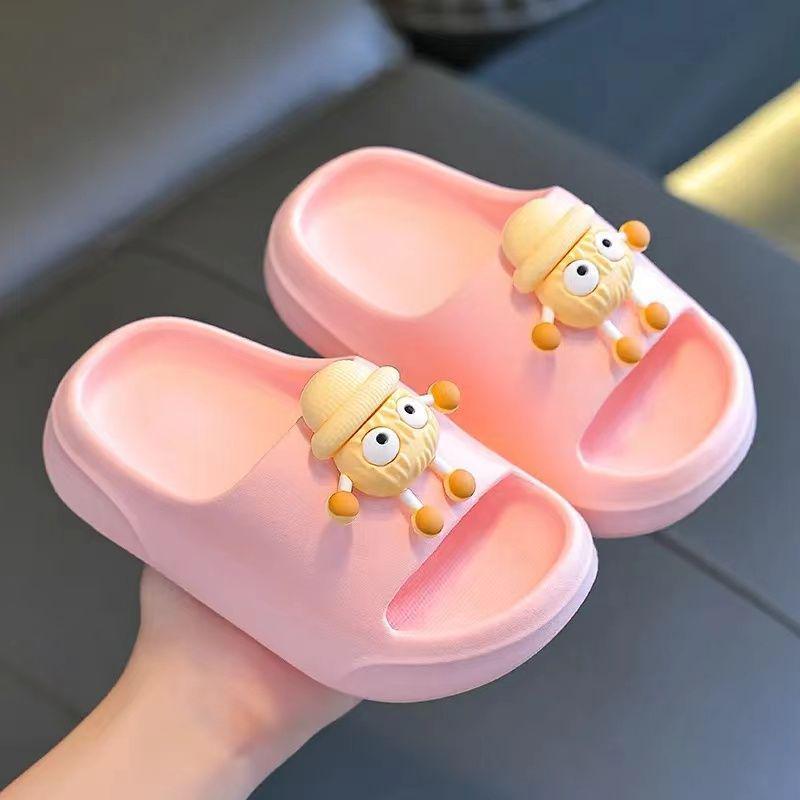 Kids Non-Slip Odorless EVA Slippers for Home Use - Squishy Feel Indoor Footwear for Men and Women