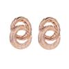 Fashion Circle Twist Earrings Geometric 8 Word Pattern Earrings Personality Female Jewelry ADM