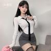Domila Sex Uniform Pure Desire Suit Sexy Skirt Underwear Female Seduction Nightclub Secretary Teacher F669