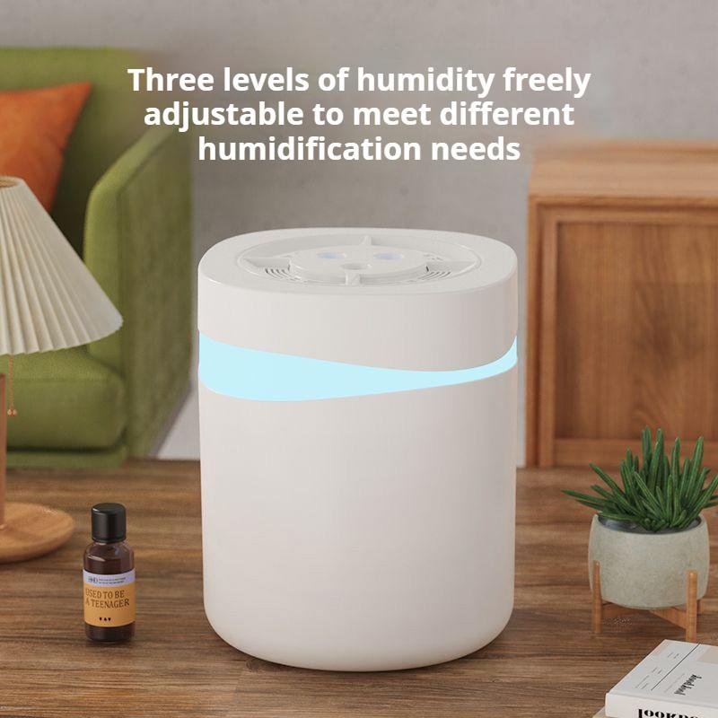 5L Air Humidifier Triple Spray Port Essential Oil Aromatherapy Diffuser Mute Atomizer Colorful Lights For Home Office Car
