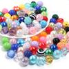 12pcs/lot Candy Color Beads 20mm Mixed Rhinestone Loose Beads For Jewelry Making DIY Bracelet Earrings Pens KeyChain Accessories