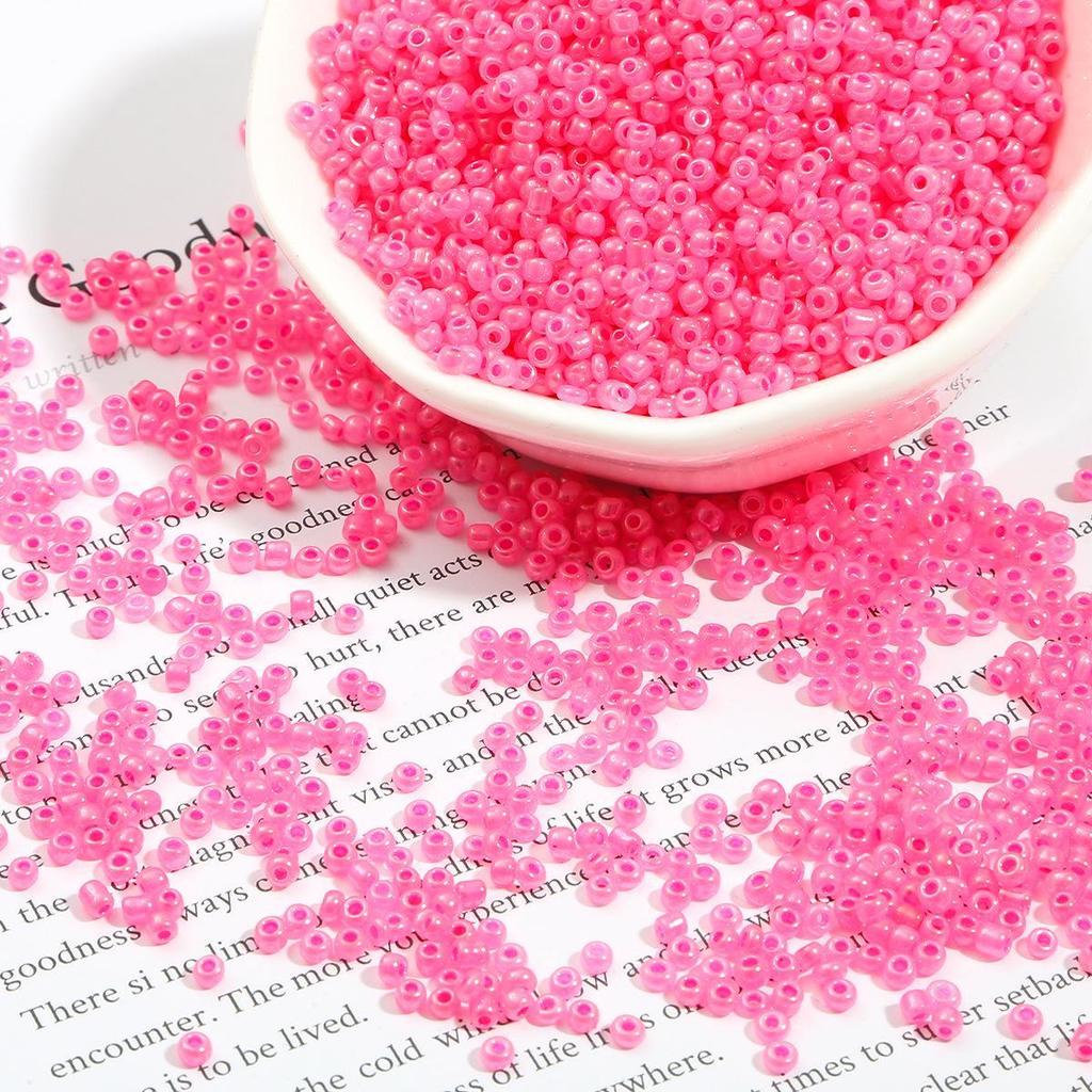 2/3mm Colored Glass Beads for DIY Jewelry Bracelets