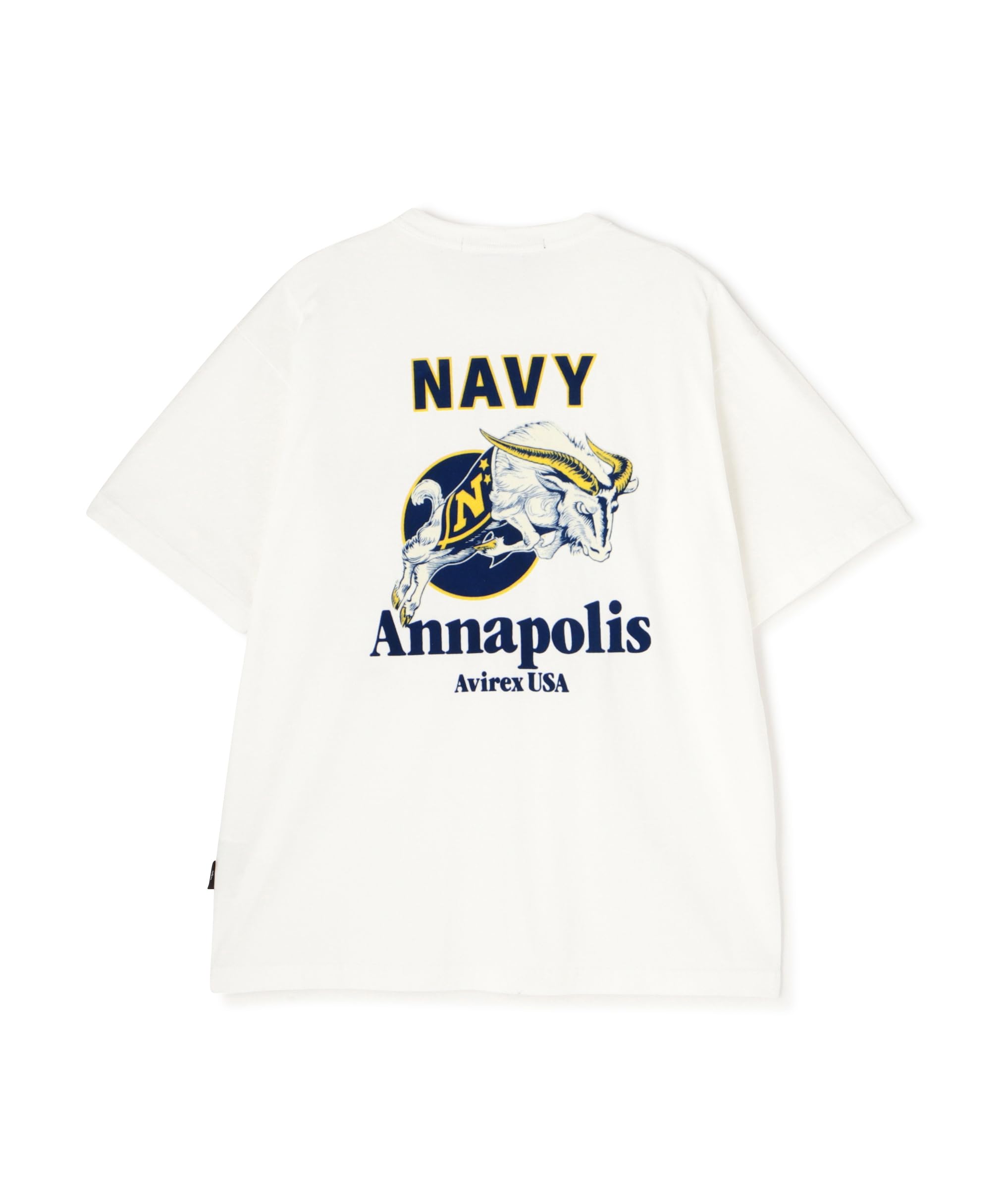 

AVIREX MIL. ACADEMY T-SHIRT US.NAVY Men s L 030 white 783-5134027