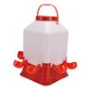 Chick Waterer 10L Large Capacity Chicken Feeder Plastic Poultry Water Fountain for Ducks