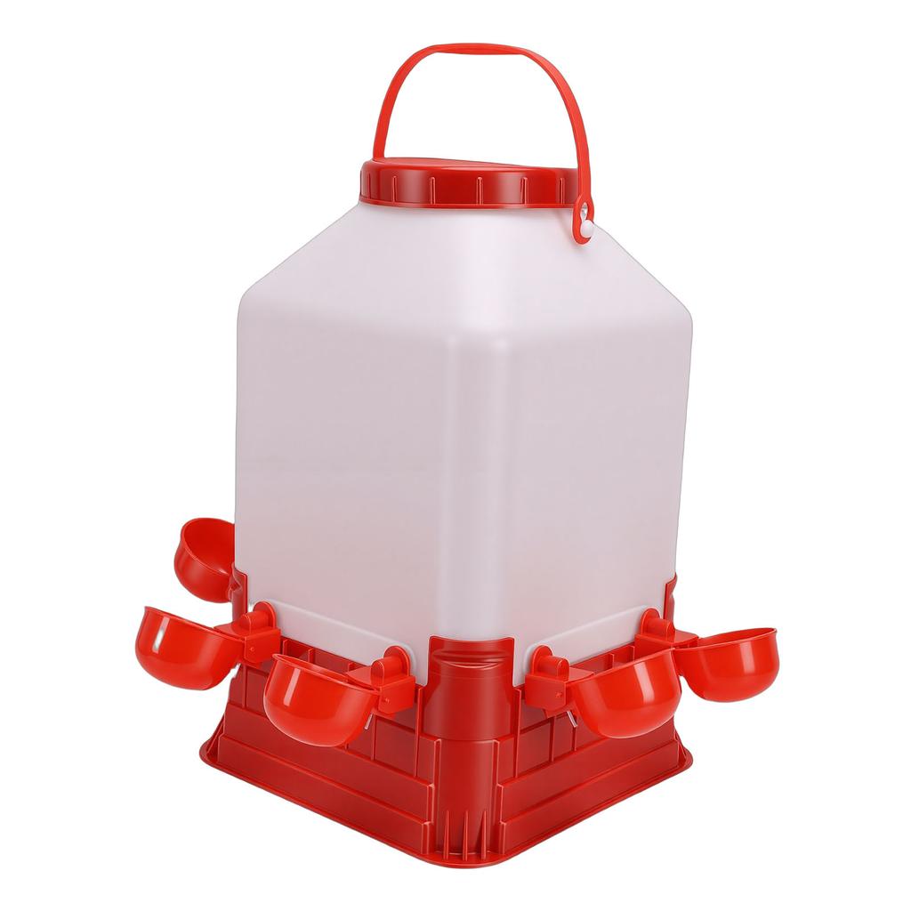 Chick Waterer 10L Large Capacity Chicken Feeder Plastic Poultry Water Fountain for Ducks