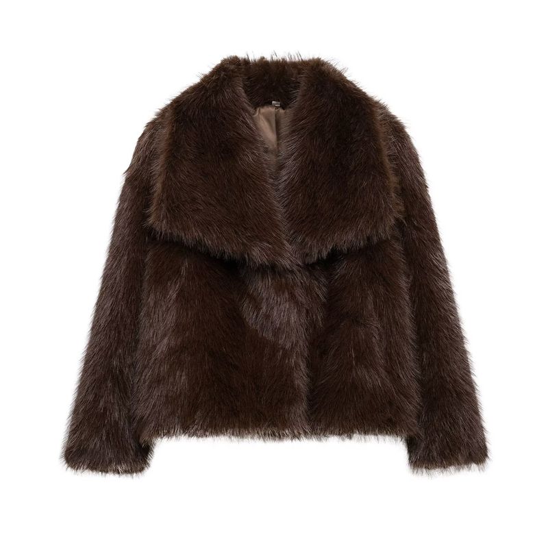 Kaslead New Arrival Women's Clothing Fashion Style Artificial Fur