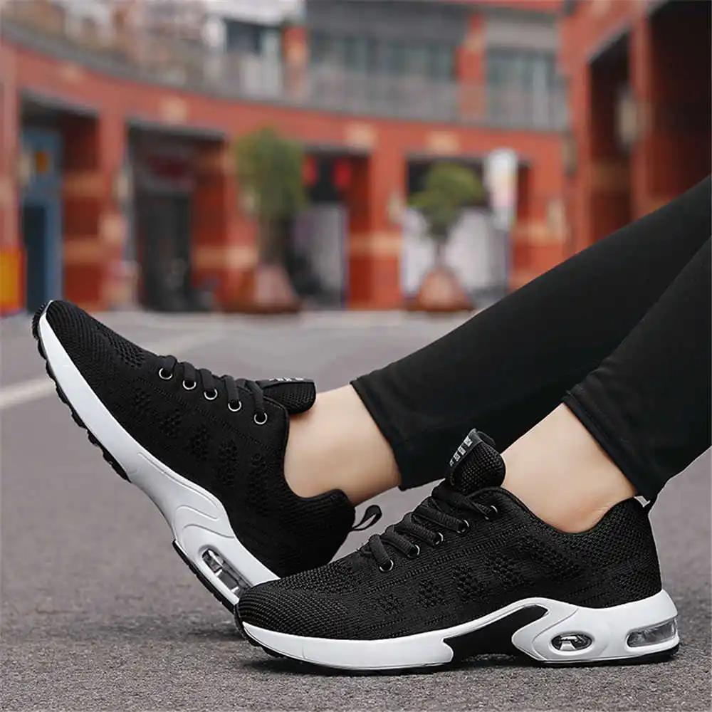Fashion Thick-heeled With Ties Volleyball Woven Loafers Shoes For Women Sneakers Shoes Sport Zapatiilas Sneachers Donna Aestthic