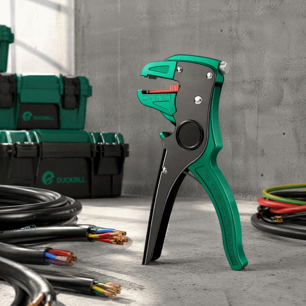 Multifunctional Automatic Wire Stripper Length Adjustable Flat Wire Cutter Cable Cutting