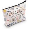 WZMPA Diabetes Insulin Makeup Bag Diabetes Awareness Gifts Just A Gil That Needs Insulin Zipper Bag Diabetic Supply Kit