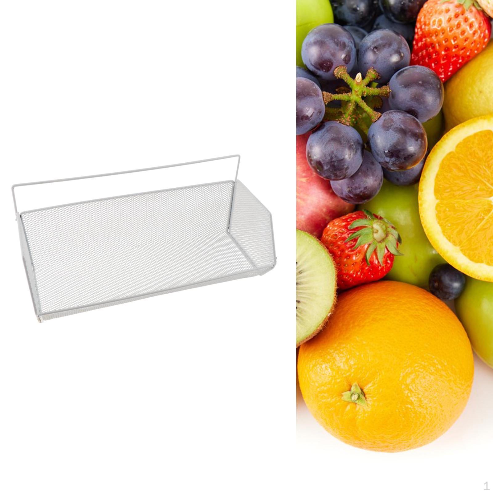 

Подвесная настенная корзина для хранения на кухне, полка для фруктового шкафа, для шкафа Single Layer Small