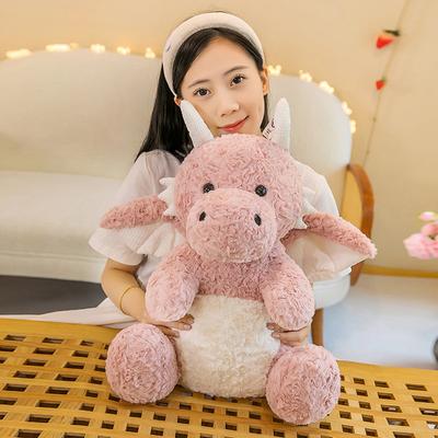 Sitting Version of the Little Dragon Doll Cute Dinosaur Throw Pillow Plush Toy Children's Companion Doll