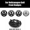 ·VW 135mm Car Front Grille Badge and 110mm Rear Trunk Emblem Lid Logo Accessories For Volkswagen Golf 6 MK6 5K0853601C 5K0853630