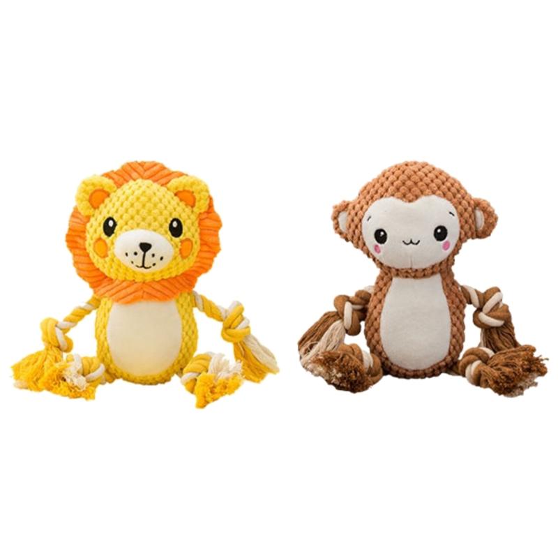 Funny Dog Squeak Toys Puppy Toy Cute Stuffed Chew Toys for Dog Teething Soft Plush Cool Stuffed Dog Toys