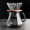 Glass Coffee Pot Glass Coffee Server for Drip Coffee Maker Coffee Kettle Diamond Design Transparent Black Glass Tea Pot