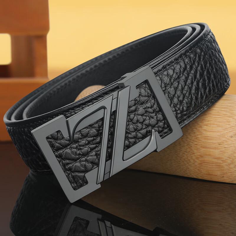 

Мужской модный ремень из кожи буйвола с пряжкой из нержавеющей стали 115 cm