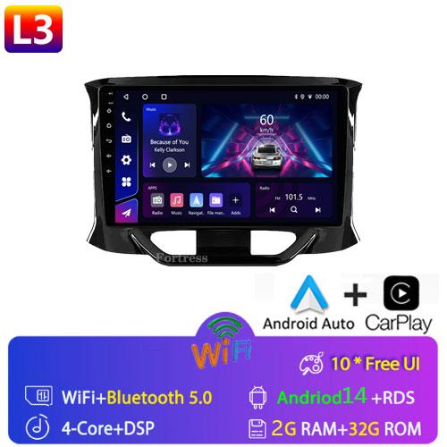 For LADA X Ray Xray 2015 - 2019 2 Din Android 12 Car Radio Multimedia Video Player Stereo Carplay Auto 4G Head Unit GPS IPS DSP