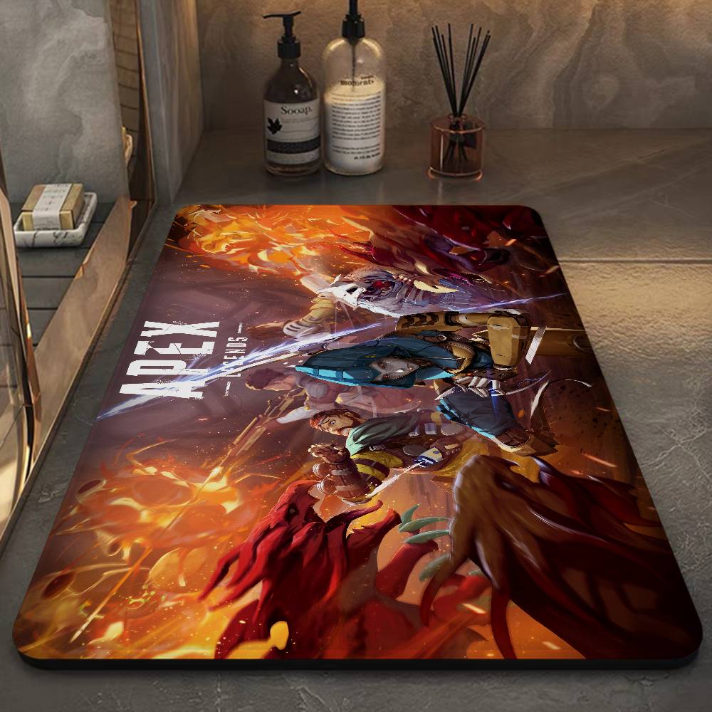 Apex Legends Octane Bathroom Mat Kids Room Bedroom Decoration Balcony Anti-Slip Doormat Living Room Welcome Rug