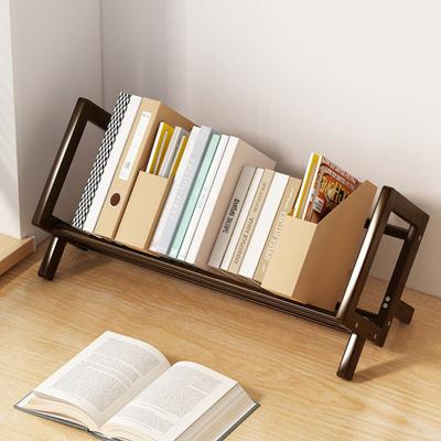 Jednoduchá stolní knihovna Kancelář Stojan na časopisy Studentská ekonomika Praktická dřevěná polička na knihy Otevřený stojan pro domácnost