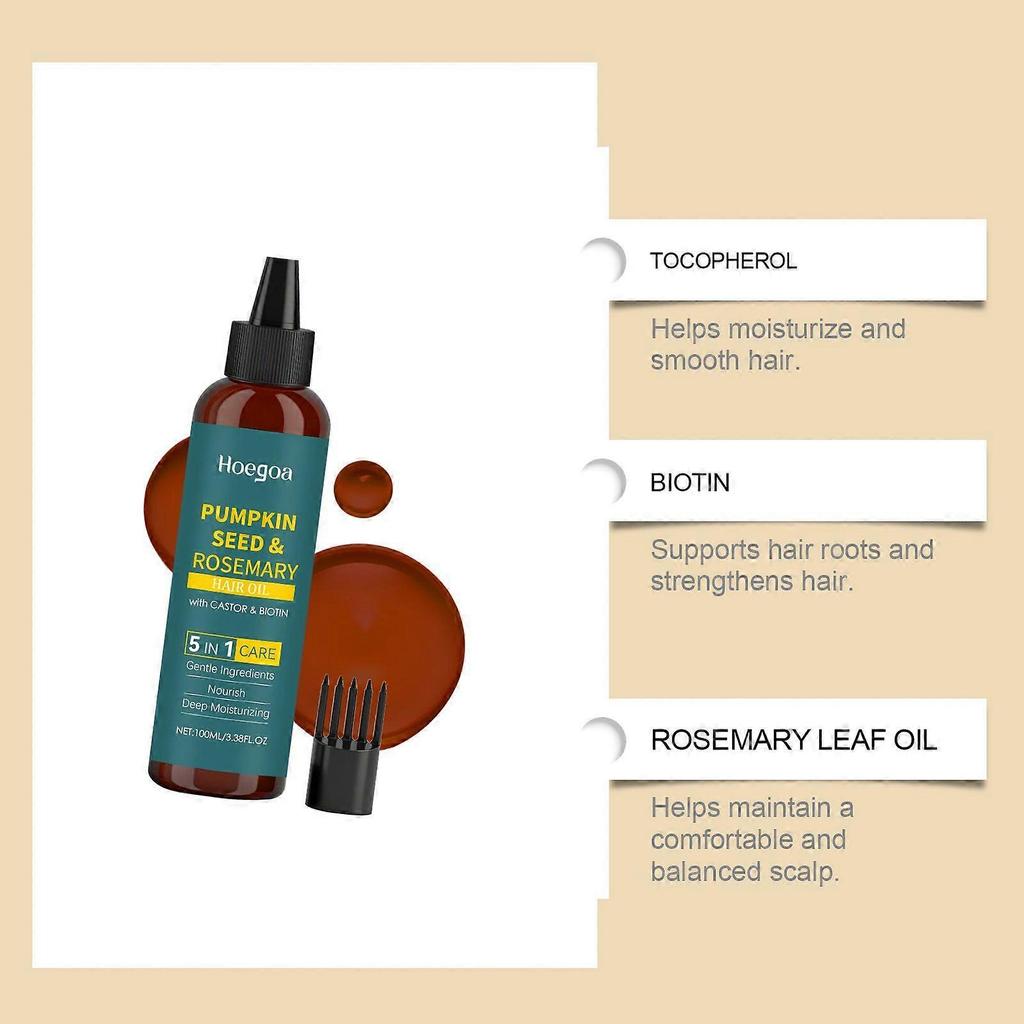 Rosemary Hair Care Essential Oil Gently Nourishes and Softens Hair Scalp Massage