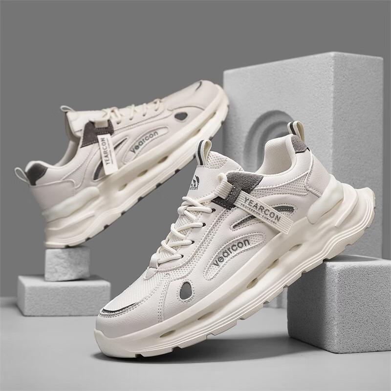 Yearcon Men s Casual Mesh Daddy Sneakers 42