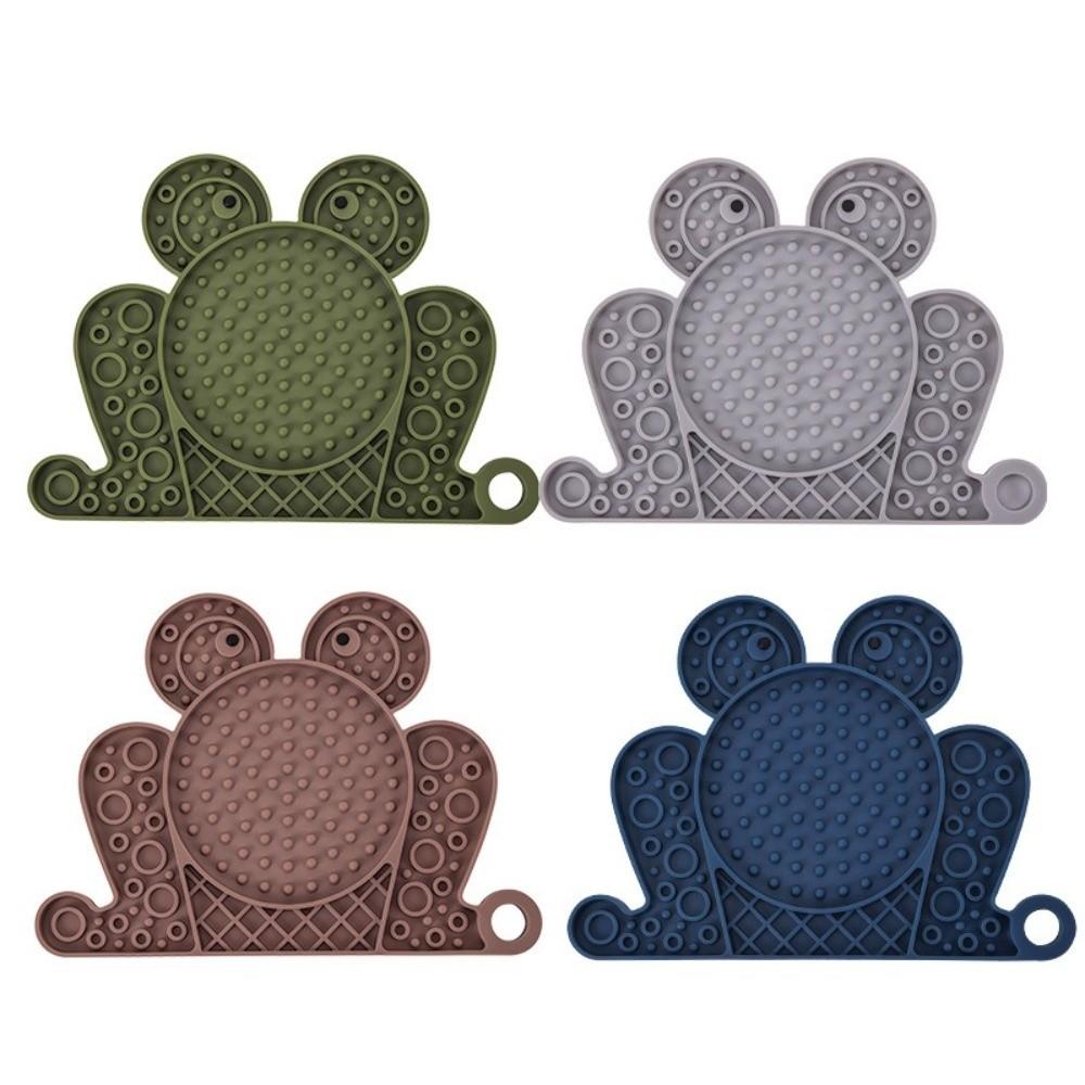 Creative Patterns Slow Feeder Licking Mat Silicone Lick Pad New Pet Feeding Mat For Dogs Cats