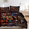 Michael Myers Halloween Poster Collage Bedding Set Comforter Cover Gift for Bedroom,Includes 1 Cover and 2 Pillowcases, No InsertB210