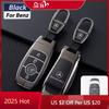 For Mercedes Benz Metal Car Remote Key Case Fob Cover Shell For Mercedes Benz AMG A C E S G Class GLC CLE CLA GLB GLS W177 W205