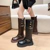 2024 New Female Shoes Luxury Designer Ladies Fashion Summer Leather Brand Women's Shoe Summer Boots Women Fash Botas Mujer