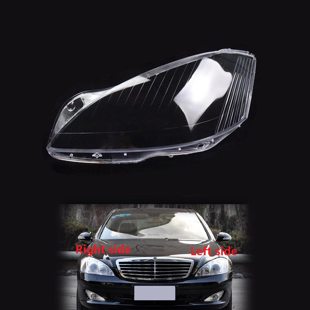 for Mercedes-Benz S Class W221 2006-2009 Car Headlight Lens Lamp Cover Shell S300 S350 S400 S500 S600 2006 2007 2008 2009
