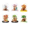 Cherry Blossom House Micro Building Blocks for Adults Capybara Assembly Model Building Toys Home Decorations Moc Bricks Sets