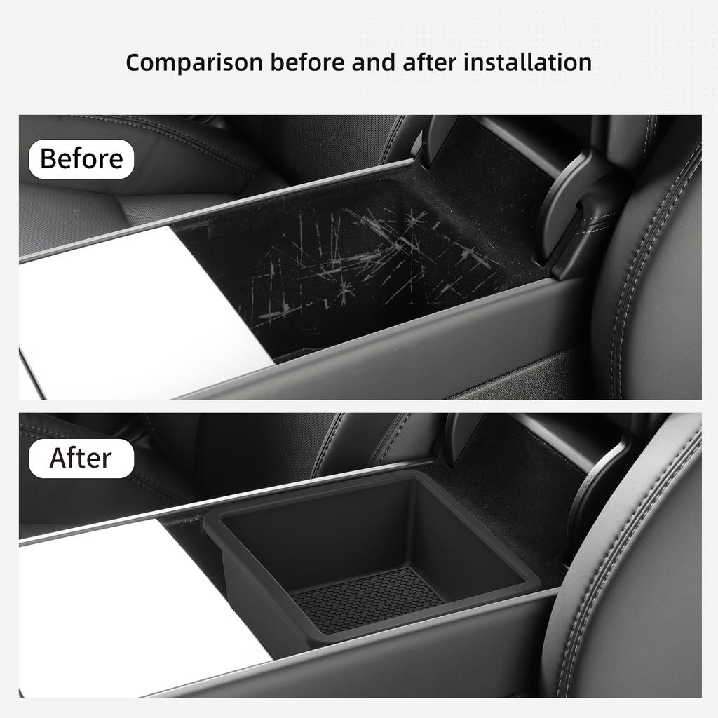 for Tesla Model Y Juniper/Launch 2025 Center Console Armrest Storage Box Model 3 Highland 2024-2025 Car Storage Organizer Case