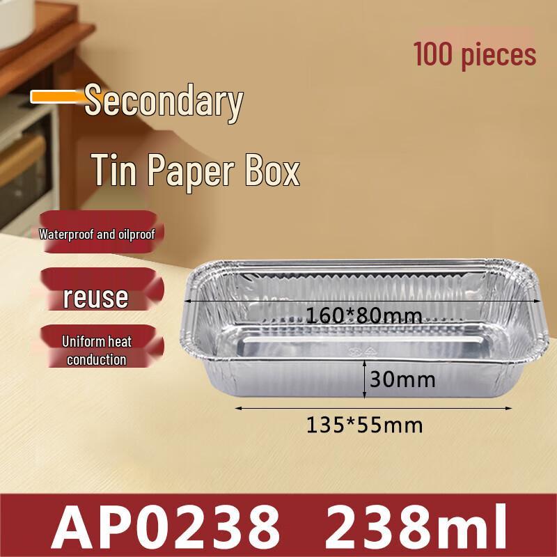 Homeglen Disposable Aluminum Foil Toast Baking Molds