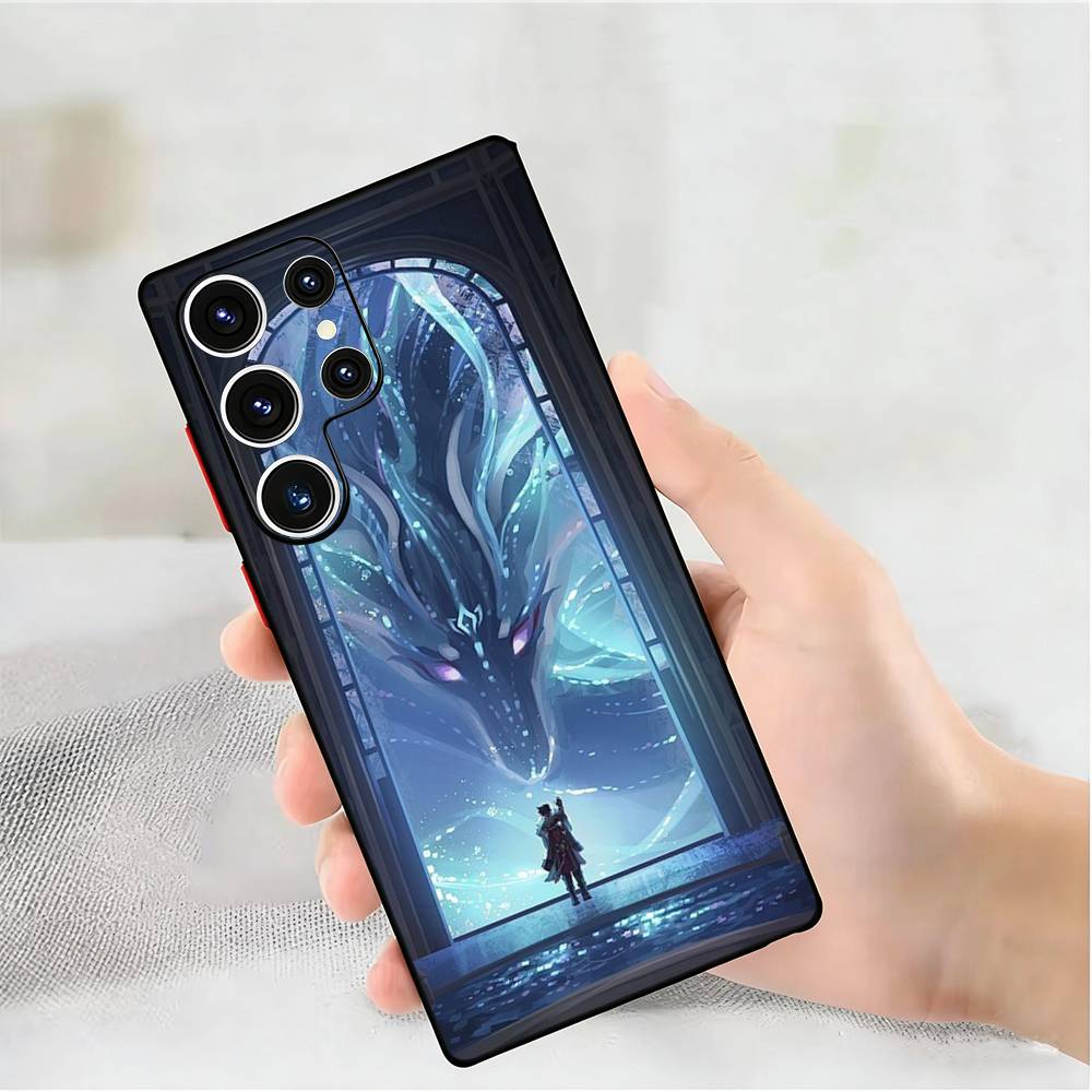 

Game Figure W-Wriothesley Silicone Case For Samsung Galaxy S 25,24,23,22,21,20 Plus Ultra 5G Lite Shockproof Cover Samsung S20ULTRA5G