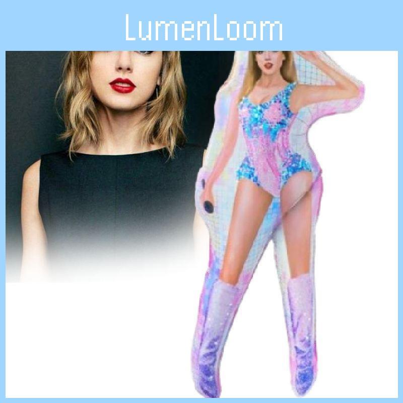 Elegant Taylor Swift Themed Aluminum Foil Balloon For Parties And Celebrations