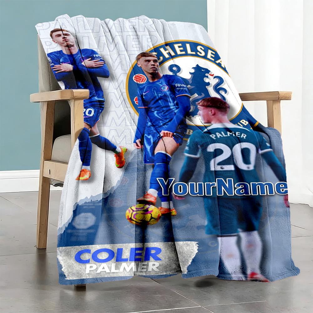 Chelsea Personalized Name Blanket Gift Customizable Blanket Ultra-Soft Suitable for Chair Sofa Living Room Home Decor Four Seasons Multipurpose