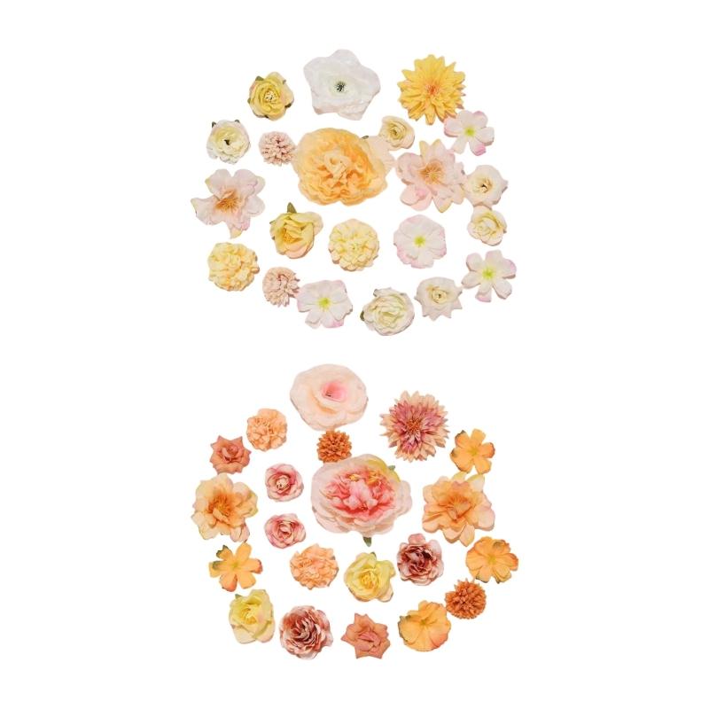 42 шт. Искусственные бутоны цветов Маленькие бутоны для свадебных цветочных композиций Швейное рукоделие Одежда Украшение для верха торта