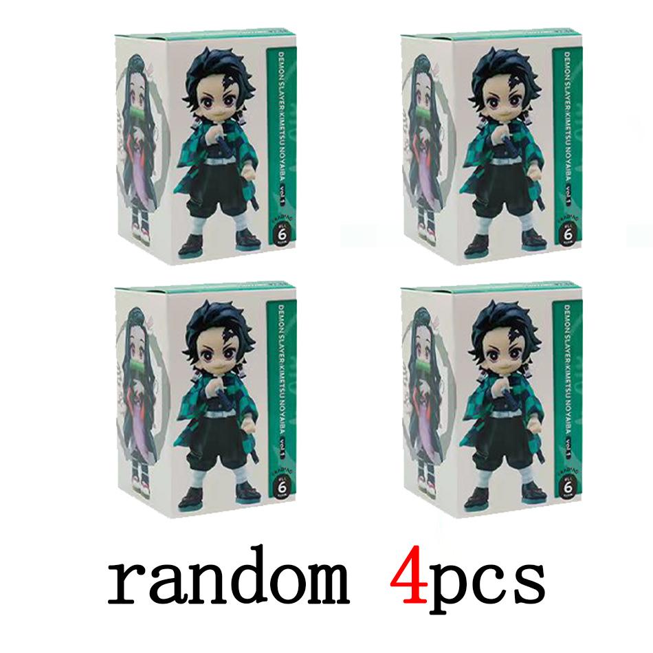 Demon Slayer Anime Figure angel Blind Box Kamado Nezuko Kochou Shinobu Figure Kimetsu No Yaiba Tsuyuri Kanawo Model Doll Toys