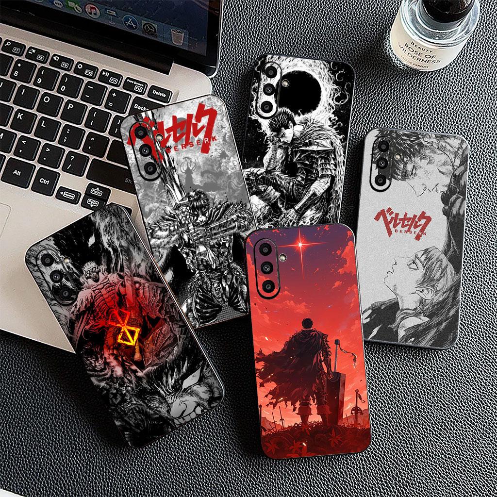 Berserk Cartoon Guts Phone Cover Soft Case for OPPO A18 A16 A80 A40 A17 A15 A38 A78 A79 A54 A57 A58 A60 4G 5G Casing
