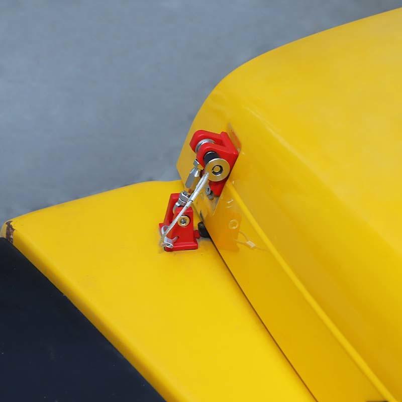 Engine Hood Latches Locking Hood Catch Kit With Metal Hood Locks Compatible With Jeep Wrangler TJ 1997-2006