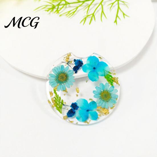Reusable Car Coaster Coaster, Durable Resin Flower Drink Mirror Polished Unique Natural Coffee Cup Holder, for Interior Accessories Heat Resistant