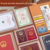 Faux Leather Family Document & Certificate Organizer