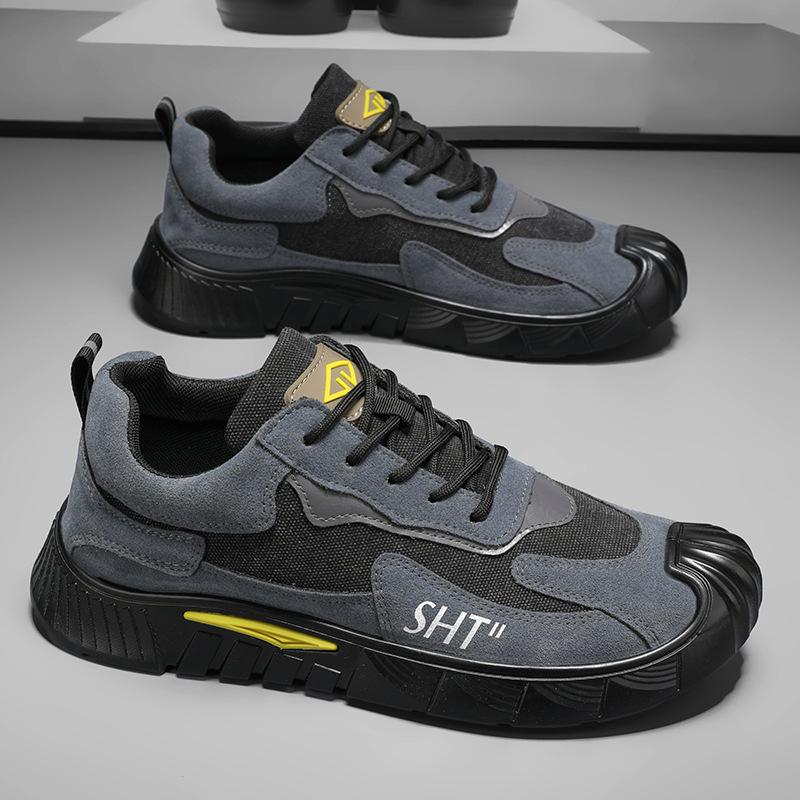 

2025 summer new labor insurance shoes men wear work shoes wear-resistant lightweight non-slip wear-resistant versatile casual shoes outdoor shoes 44