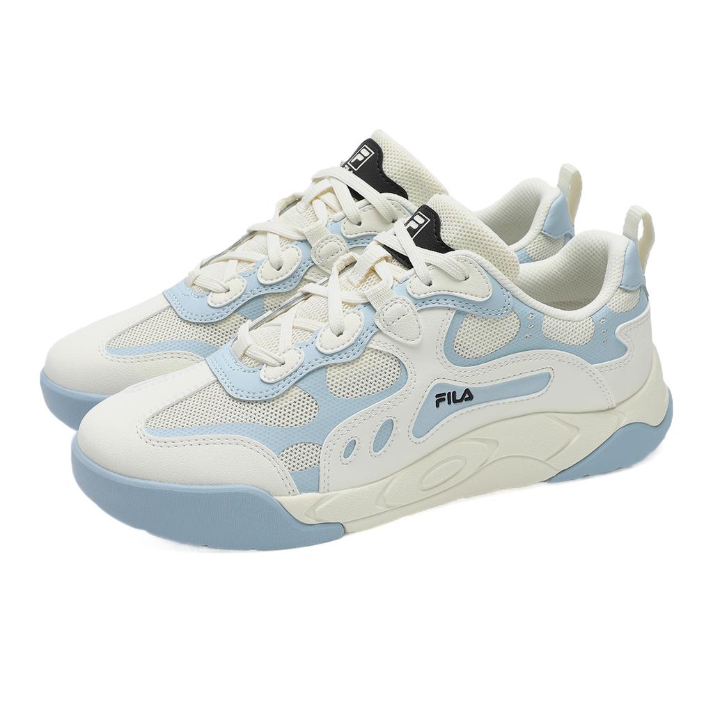 New FILA STAR RHYTHM STAR Rhythm Shoes Low Top Skateboard Shoes Women's White Blue F12W522214FWA