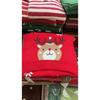 New Christmas Red Scarf for Women Autumn and Winter Knitted Warm Elk Scarf for Men Korean New Year Cute and Versatile